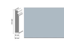 Плинтус Плинтус Dollken Cubu Flex life Hamburg Style 100 1202 Cветло-серый фото 1 | FLOORDEALER